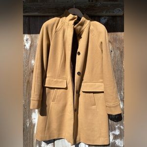 Women’s Large Land’s End Wool Trench Coat